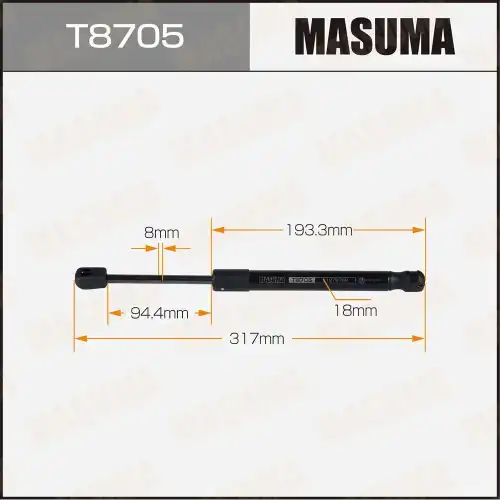 Амортизатор капота MASUMA T8705