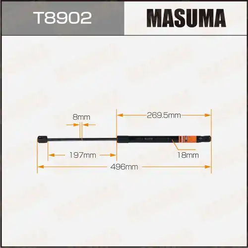 Амортизатор капота MASUMA T8902