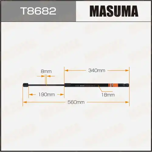 Амортизатор капота MASUMA T8682