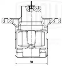 Суппорт тормозной TRIALLI CF 200901