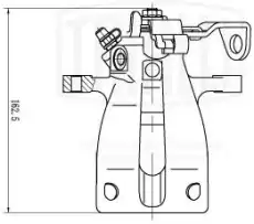 Суппорт тормозной TRIALLI CF 203201