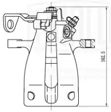Суппорт тормозной TRIALLI CF 203202