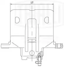 Суппорт тормозной TRIALLI CF 001893