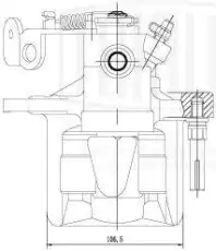 Суппорт тормозной TRIALLI CF 206801