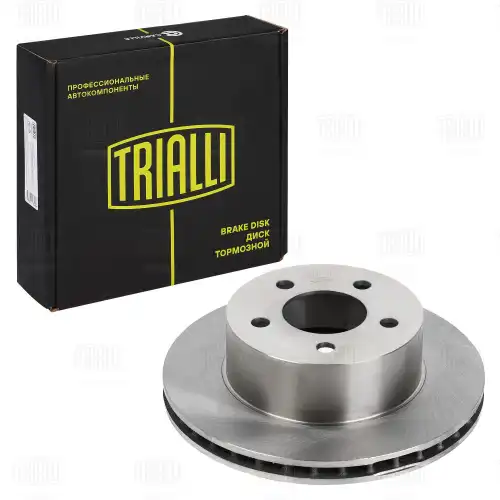 Тормозной диск TRIALLI DF 073206 вентилируемый , передняя ось