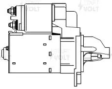 Стартер СТАРТВОЛЬТ LSt 0513