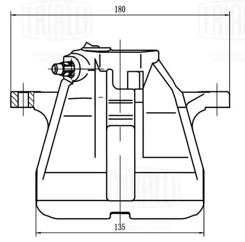 Суппорт тормозной TRIALLI CF 205301 передняя ось слева