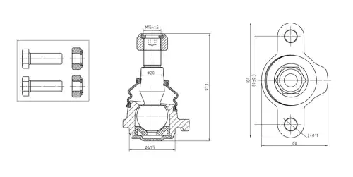 Шаровая опора S&K SKBJ1041