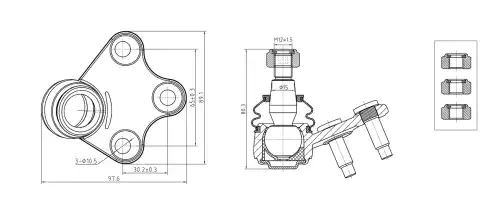 Шаровая опора S&K SKBJ2110