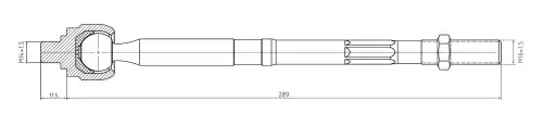 Рулевая тяга S&K SKTR1005