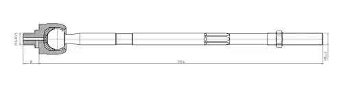 Рулевая тяга S&K SKTR1021