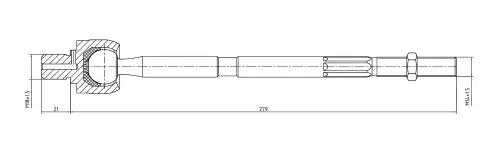 Рулевая тяга S&K SKTR1063