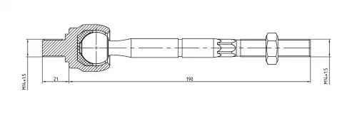 Рулевая тяга S&K SKTR1094