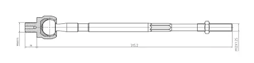 Рулевая тяга S&K SKTR1106