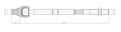 Рулевая тяга S&K SKTR1120