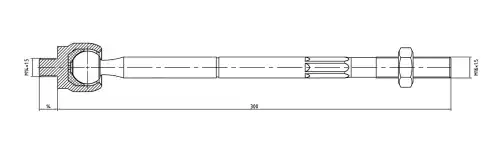 Рулевая тяга S&K SKTR1173