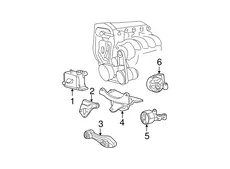 MOUNT,TRANS RR 22617128 PONTIAC