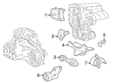 MOUNT,TRANS FRT 22617126 PONTIAC