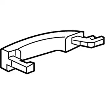 HANDLE KIT,FRT S/D O/S(PAINT TO MATCH) 13511252 CHEVROLET
