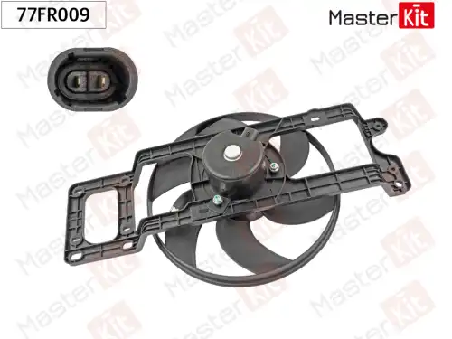 Вентилятор радиатора RENAULT LOGAN -A/C -08 77FR009 MASTERKIT