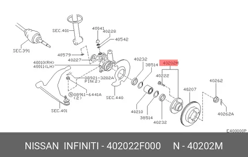NISSAN 402022F000