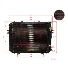 Радиатор системы охлаждения двигателя WILMART 234B2-10101