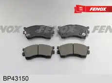 Тормозные колодки дисковые передняя ось FENOX BP43150