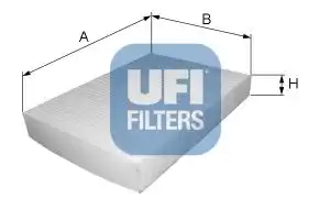Фильтр воздушный UFI 53.033.00