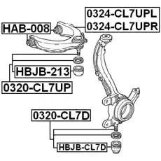 Шаровая опора FEBEST 0320-CL7D