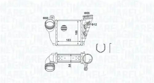 Интеркулер MAGNETI MARELLI 351319204870