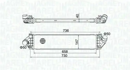 Интеркулер MAGNETI MARELLI 351319204270