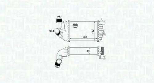 Интеркулер MAGNETI MARELLI 351319205080