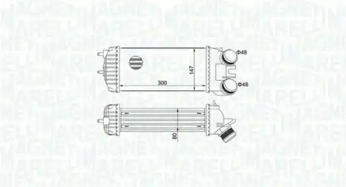 Интеркулер MAGNETI MARELLI 351319205110