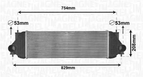 Интеркулер MAGNETI MARELLI 351319205180