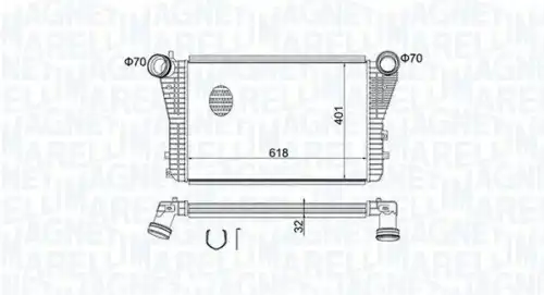 Интеркулер MAGNETI MARELLI 351319204030