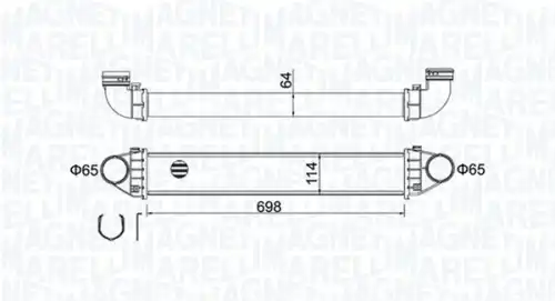 Интеркулер MAGNETI MARELLI 351319204210