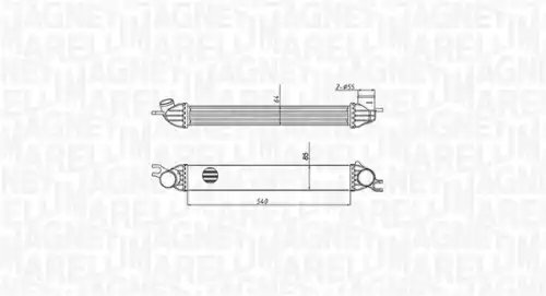 Интеркулер MAGNETI MARELLI 351319204290