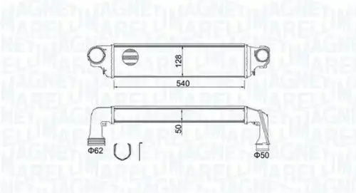 Интеркулер MAGNETI MARELLI 351319204590