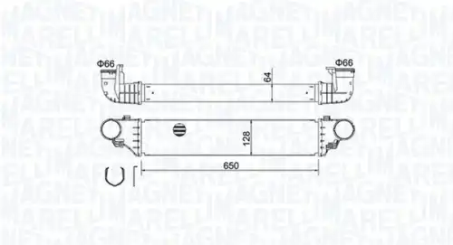 Интеркулер MAGNETI MARELLI 351319204640