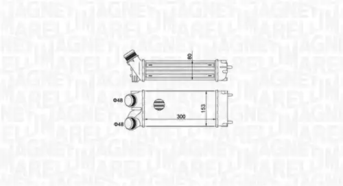 Интеркулер MAGNETI MARELLI 351319204670