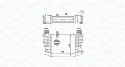 Интеркулер MAGNETI MARELLI 351319204710