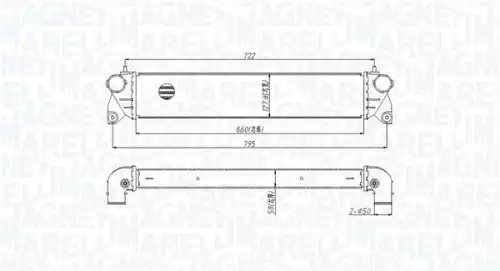 Интеркулер MAGNETI MARELLI 351319205300