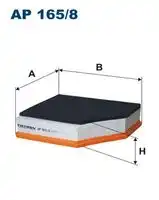 Фильтр воздушный FILTRON AP 165/8