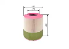 Фильтр воздушный BOSCH F 026 400 249