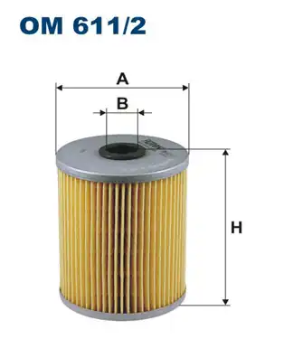 Фильтр масляный FILTRON OM 611/2