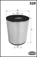 Фильтр воздушный MECAFILTER FA3476