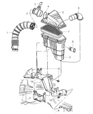 Фильтр воздушный MOPAR 04891462AC