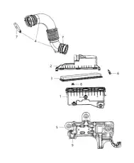 Фильтр воздушный MOPAR 04891694AA