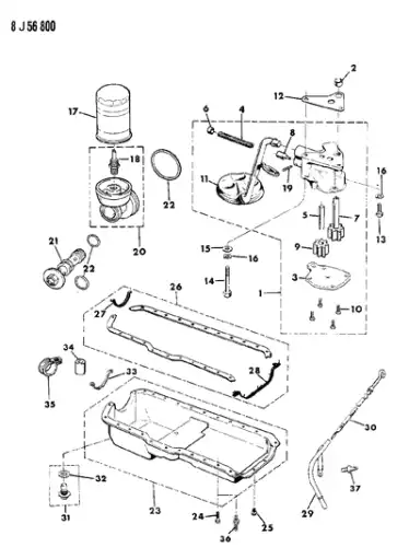 Фильтр масляный MOPAR 33004195 Renault