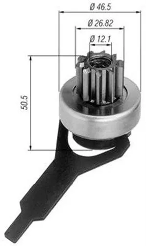 Ведущая шестерня, стартер \ 940113020266 MAGNETI MARELLI
